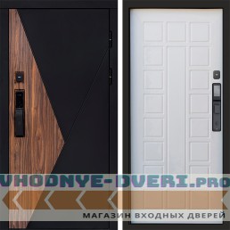 Входная дверь  Smart (Смарт) Матрикс (Matrix) Престиж Белое дерево