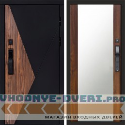 Входная дверь  Smart (Смарт) Матрикс (Matrix) Зеркало 27 дуб