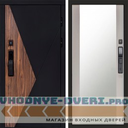 Дверь Termo Door  Smart (Смарт) Матрикс (Matrix) Зеркало 27 Слоновая кость