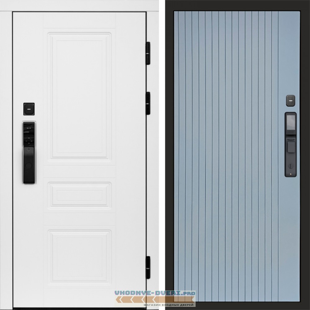 Termo Door  Smart (Смарт) Орегон White  Flat Grey Софт