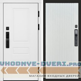 Дверь Termo Door  Smart (Смарт) Орегон White  Flat Белый софт