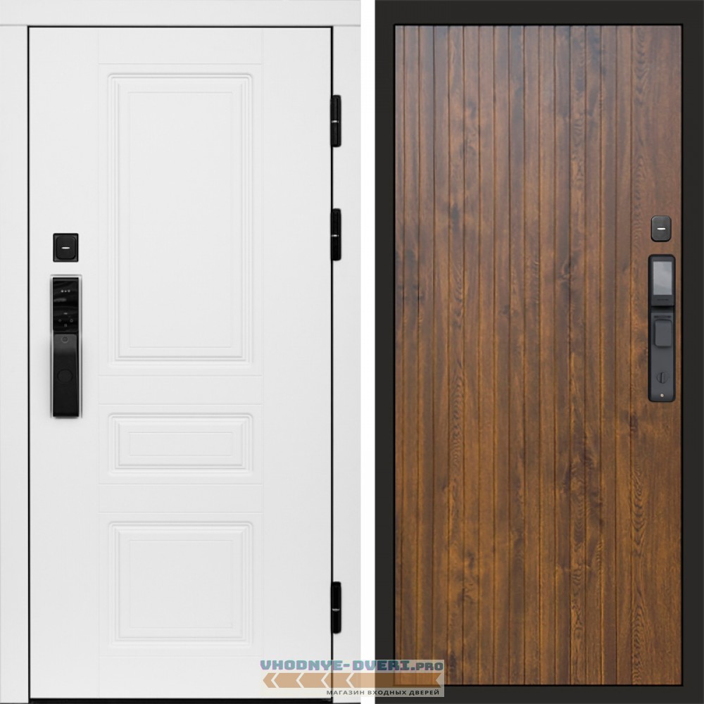 Дверь Termo Door  Smart (Смарт) Орегон White  Flat Дуб