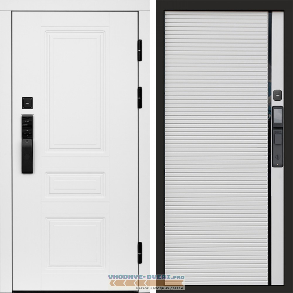 Входная дверь  Smart (Смарт) Орегон White  Porte white