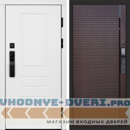 Входная дверь  Smart (Смарт) Орегон White  Porte Шоколад