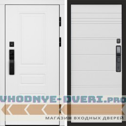 Входная дверь  Smart (Смарт) Орегон White  White Line