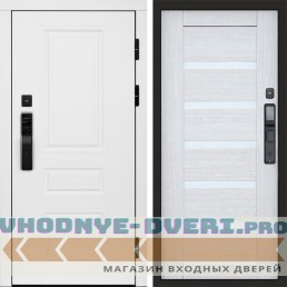 Входная дверь  Smart (Смарт) Орегон White  Царга лиственница белая