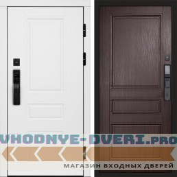 Входная дверь  Smart (Смарт) Орегон White  Классика Венге