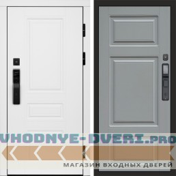 Дверь  Termo Door  Smart (Смарт) Орегон White  Лион Grey софт