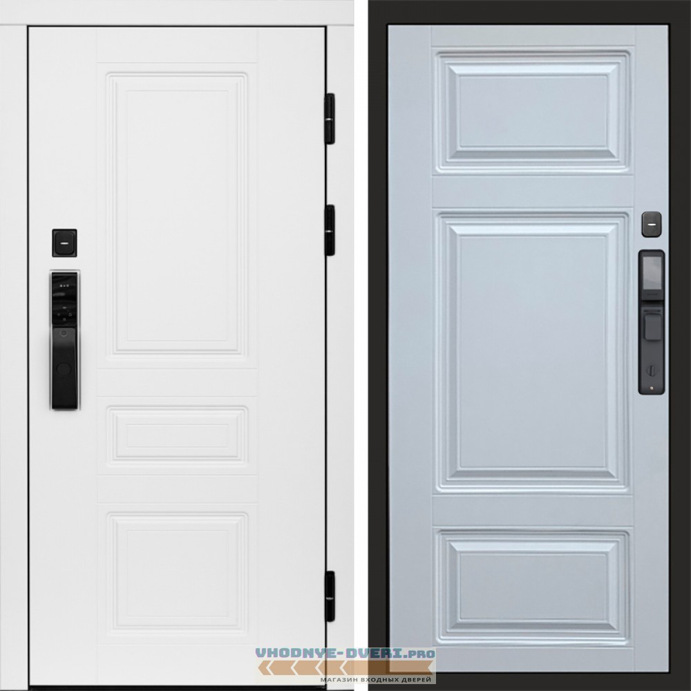 Дверь  Termo Door  Smart (Смарт) Орегон White  Лион Белый софт