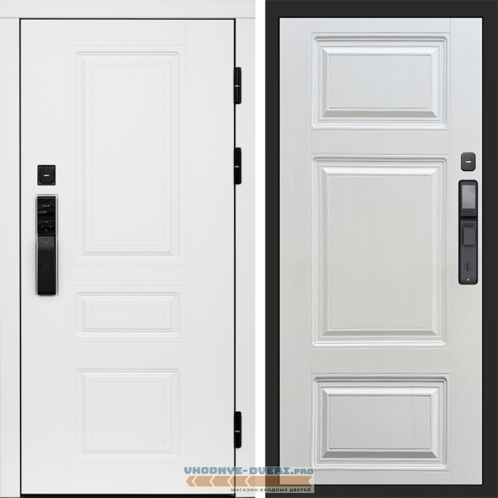 Дверь  Termo Door  Smart (Смарт) Орегон White  Лион Лиственница