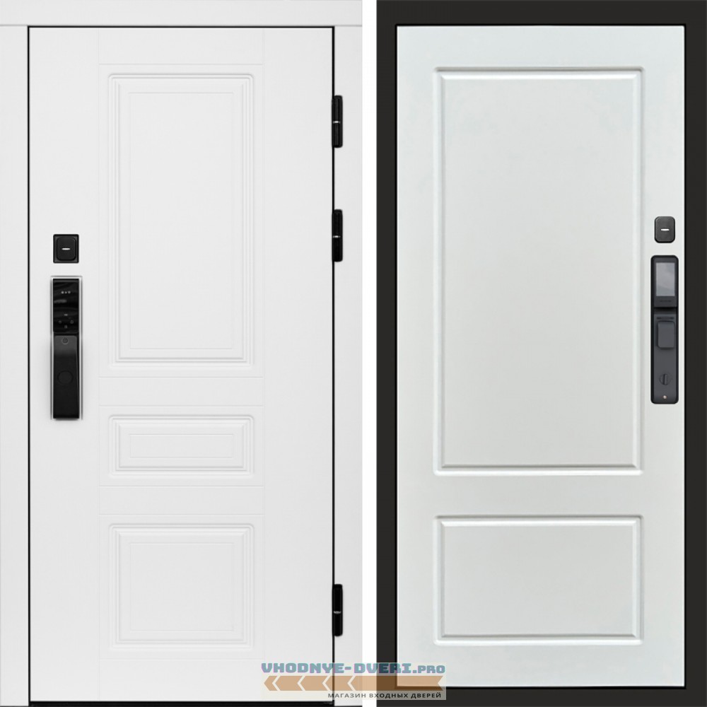 Дверь входная Termo Door  Smart (Смарт) Орегон White  Марсель Белый софт