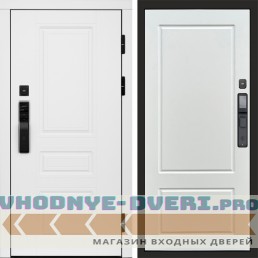 Дверь входная Termo Door  Smart (Смарт) Орегон White  Марсель Белый софт