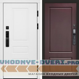 Дверь входная Termo Door  Smart (Смарт) Орегон White  Марсель Шоколад
