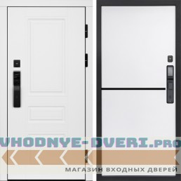Входная дверь  Smart (Смарт) Орегон White  Нео White