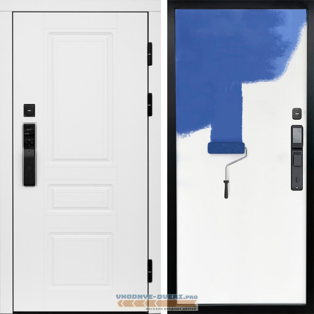 Дверь  Termo Door  Smart (Смарт) Урбан Блэк (Black) панель под покраску