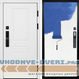 Дверь  Termo Door  Smart (Смарт) Урбан Блэк (Black) панель под покраску