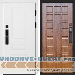Входная дверь  Smart (Смарт) Орегон White  Престиж дуб