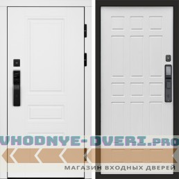 Входная дверь  Smart (Смарт) Орегон White  Спарта белое дерево