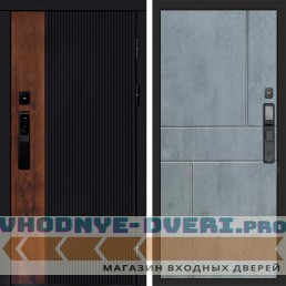 Входная дверь Престиж смарт Горизонт бетон темный
