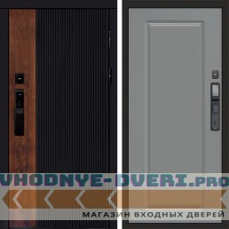 Входная дверь Престиж смарт Гранд grey софт