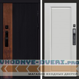 Входная дверь Престиж смарт Гранд белый софт