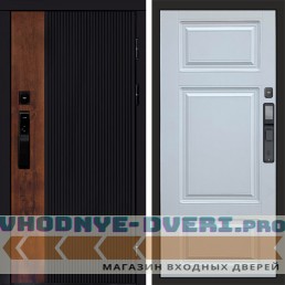 Входная дверь Престиж смарт Лион белый софт