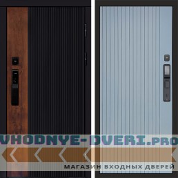 Входная дверь Престиж смарт Flat grey софт