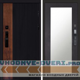 Входная дверь Престиж смарт Зеркало триумф венге