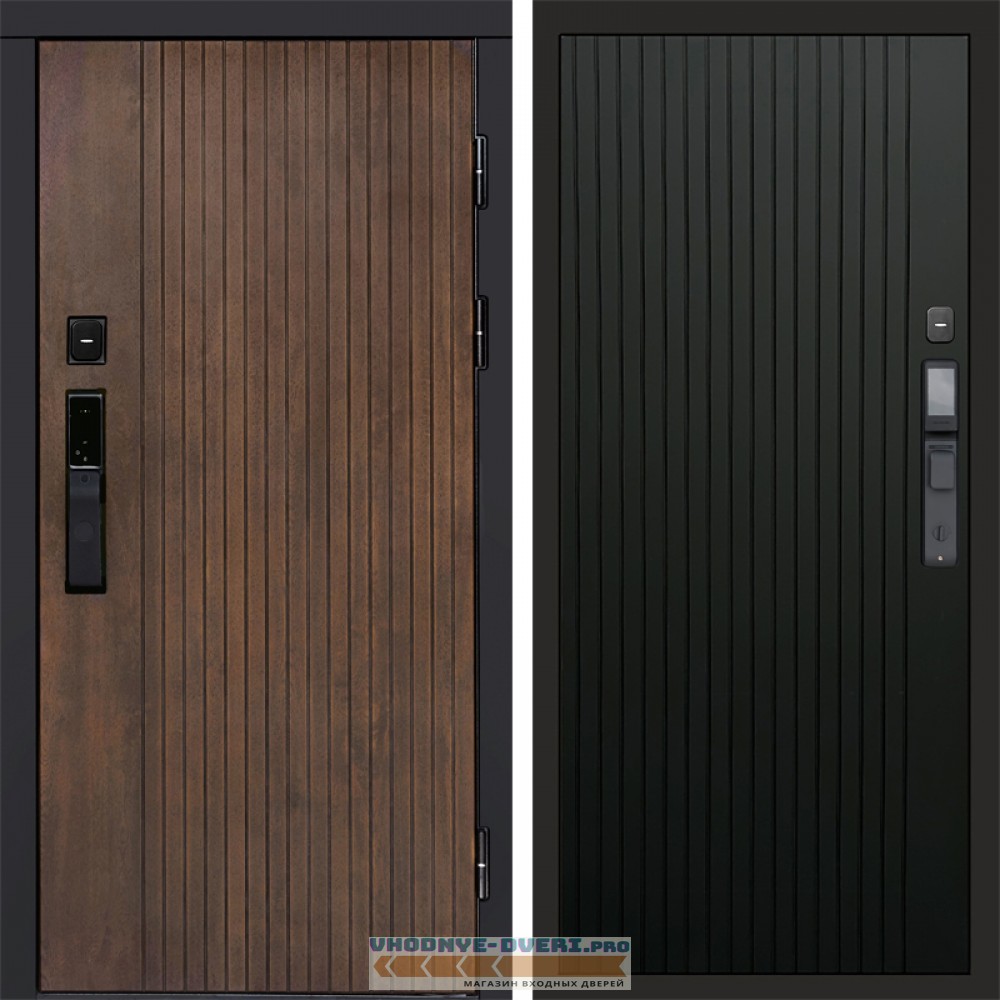 Termo Door  Smart (Смарт) Твист Ультра Flat Черный кварц