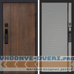 Входная дверь  Smart (Смарт) Твист Ультра Porte Grey софт