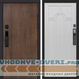 Входная дверь  Smart (Смарт) Твист Ультра Арка лиственница