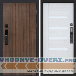 Входная дверь  Smart (Смарт) Твист Ультра Царга лиственница белая