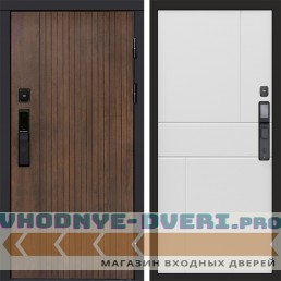 Входная дверь  Smart (Смарт) Твист Ультра Горизонт белый