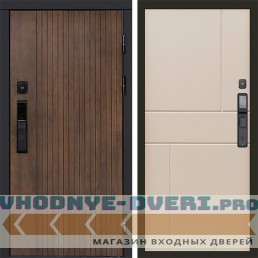 Дверь Termo Door  Smart (Смарт) Твист Ультра Горизонт Слоновая кость