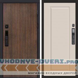 Входная дверь Termo Door  Smart (Смарт) Твист Ультра Гранд Слоновая кость