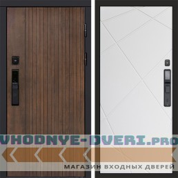 Входная дверь  Smart (Смарт) Твист Ультра Лучи белый