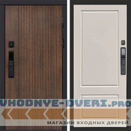 Дверь входная Termo Door  Smart (Смарт) Твист Ультра Марсель Слоновая кость