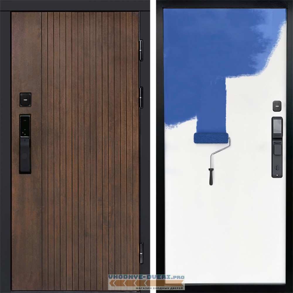 Дверь  Termo Door  Smart (Смарт) Урбан Блэк (Black) панель под покраску