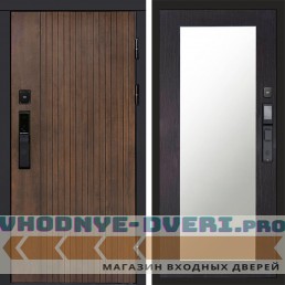 Входная дверь  Smart (Смарт) Твист Ультра Зеркало триумф венге