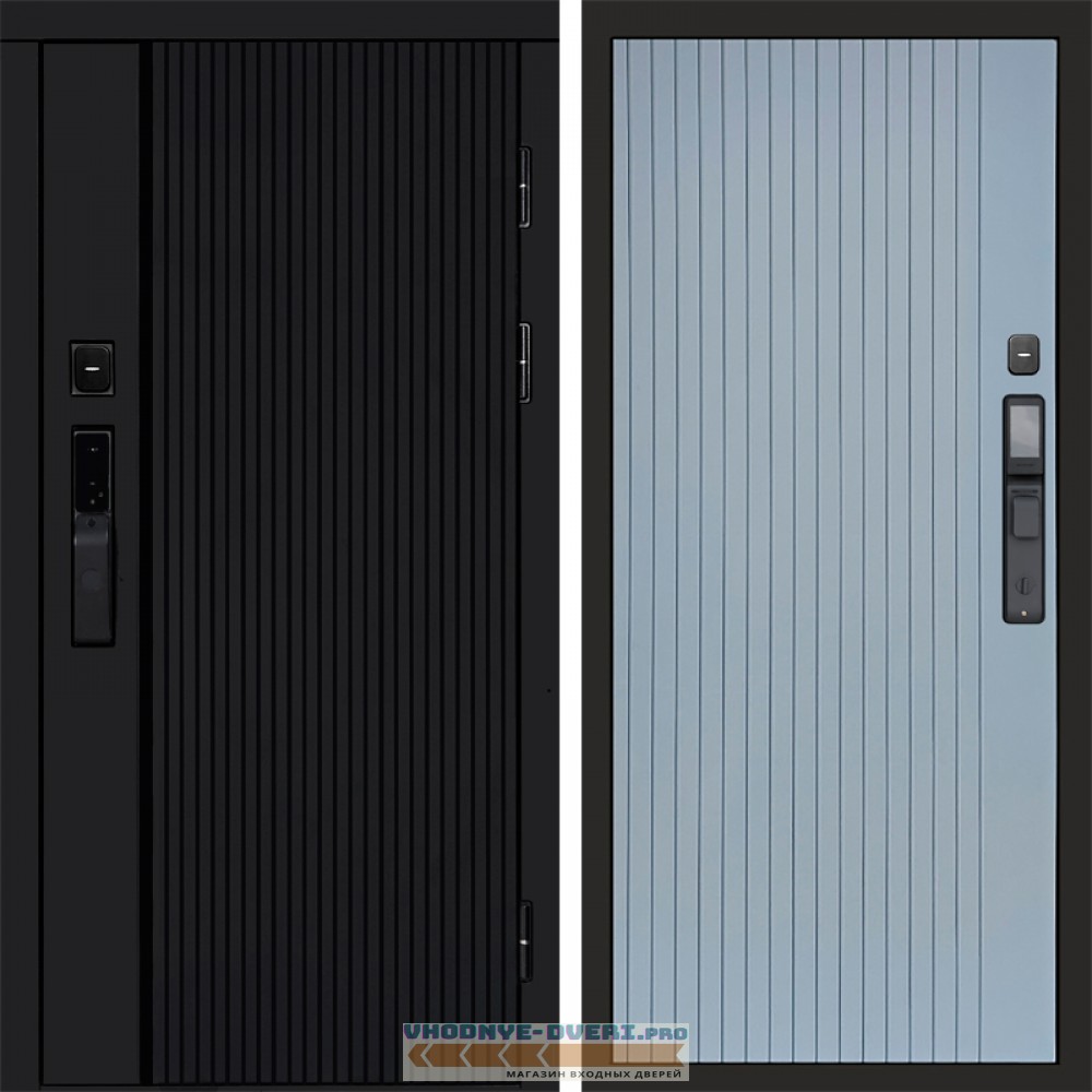 Termo Door  Smart (Смарт) Твист Блэк (Black) Flat Grey Софт