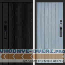 Termo Door  Smart (Смарт) Урбан Блэк (Black) Flat Grey Софт
