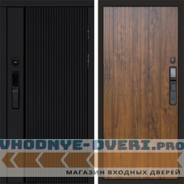 Дверь Termo Door  Smart (Смарт) Твист Блэк (Black) Flat Дуб