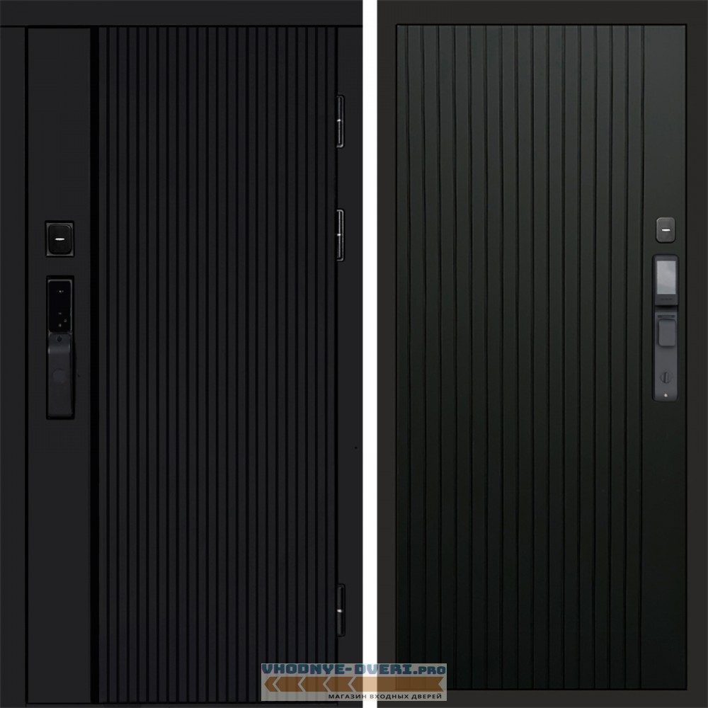 Termo Door  Smart (Смарт) Твист Блэк (Black) Flat Черный кварц