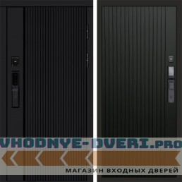Termo Door  Smart (Смарт) Твист Блэк (Black) Flat Черный кварц