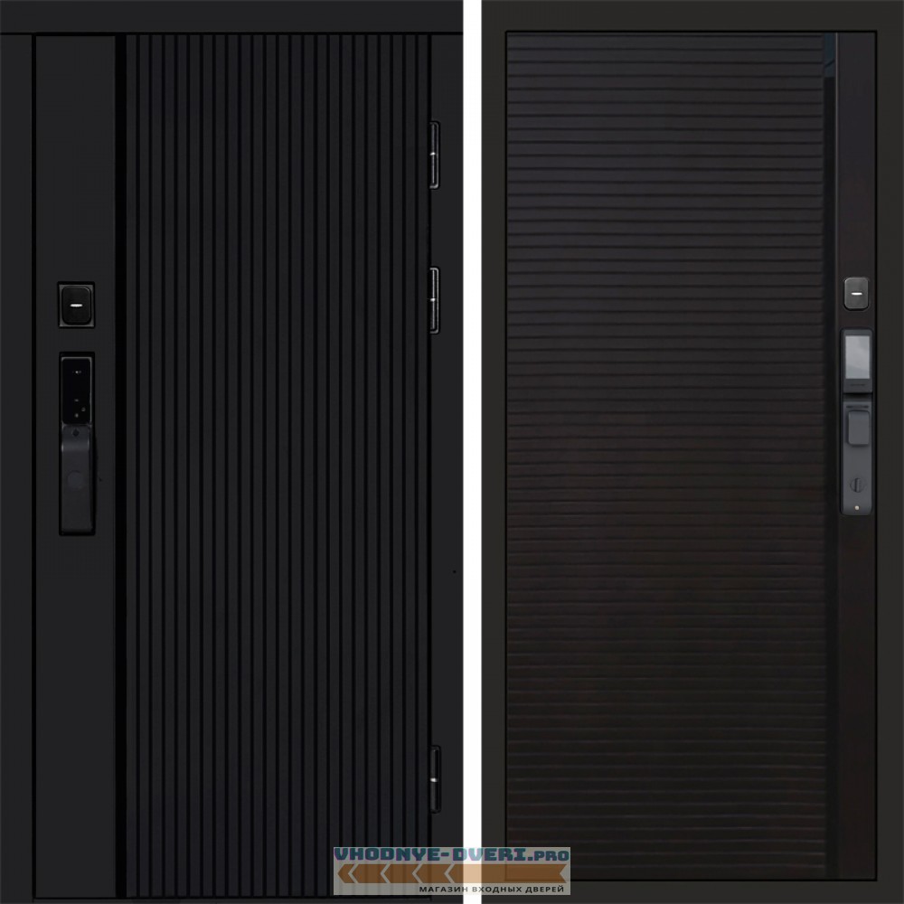 Входная дверь  Smart (Смарт) Урбан Блэк (Black) Porte black