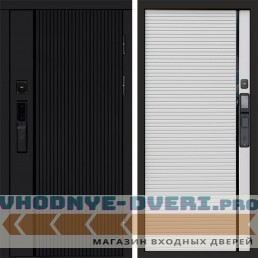 Входная дверь  Smart (Смарт) Твист Блэк (Black) Porte white