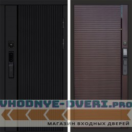 Входная дверь  Smart (Смарт) Твист Блэк (Black) Porte Шоколад