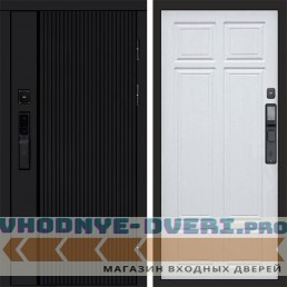 Входная дверь  Smart (Смарт) Урбан Блэк (Black) Премиум лиственница