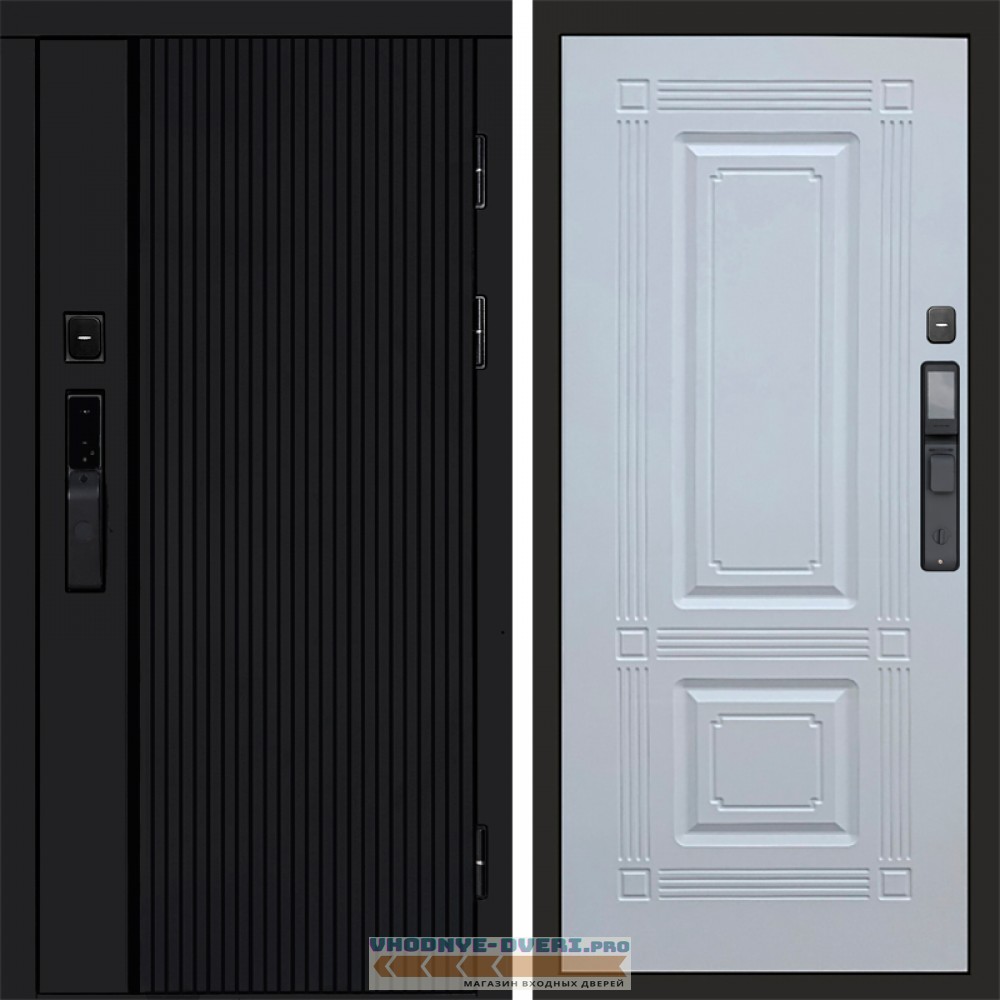 Termo Door  Smart (Смарт) Твист Блэк (Black) Мадрид Белый софт
