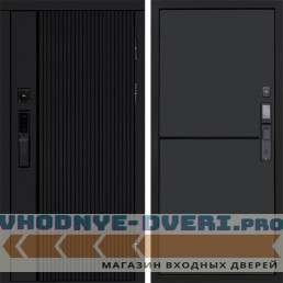 Входная дверь  Smart (Смарт) Твист Блэк (Black) Нео Графит